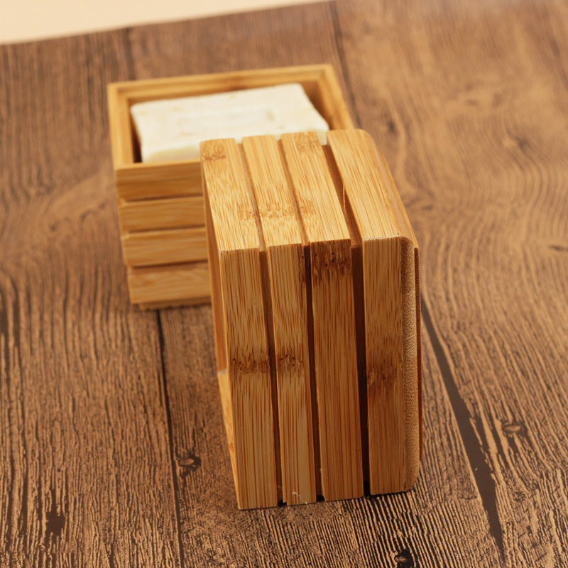 Portable Bamboo Soap Holder – Natural, Stylish & Eco-Friendly Soap Box