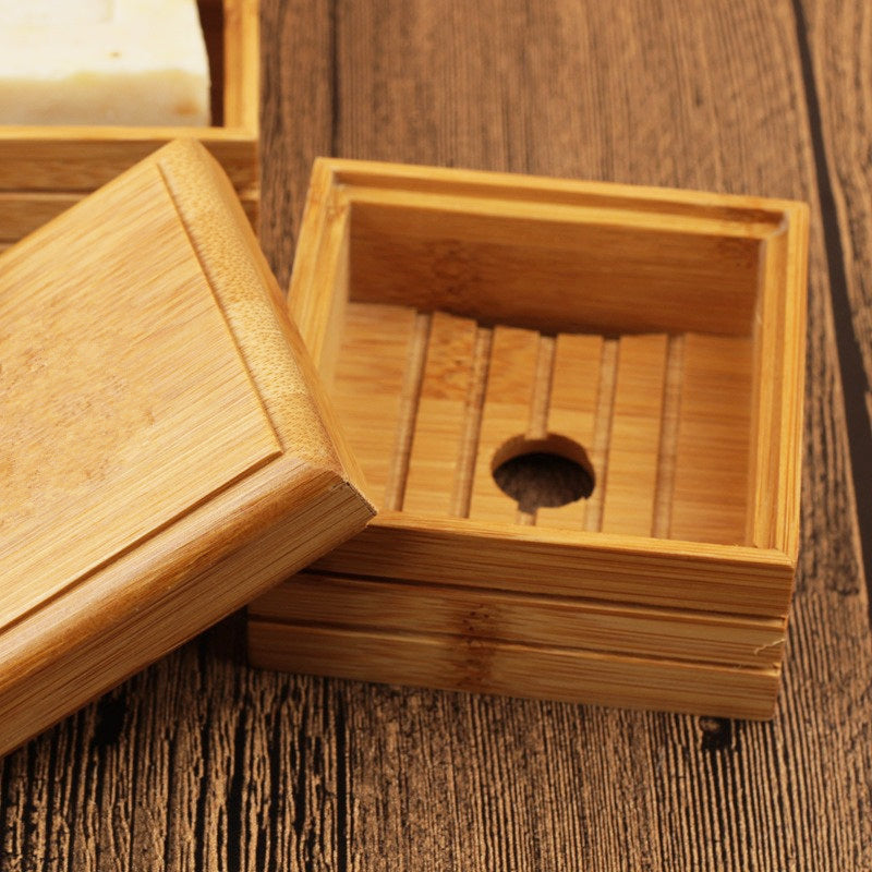 Portable Bamboo Soap Holder – Natural, Stylish & Eco-Friendly Soap Box