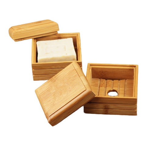Portable Bamboo Soap Holder – Natural, Stylish & Eco-Friendly Soap Box