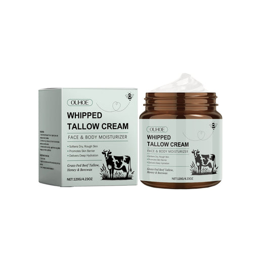 Beef Tallow Face & Body Cream – Ultra Moisturizing & Naturally Soft